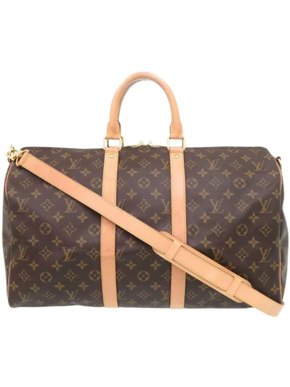 Louis Vuitton Keepall Bandouliere 45 Monogram Boston Bag